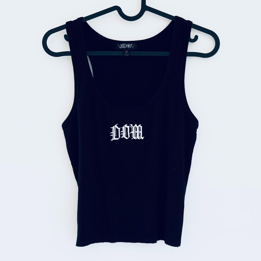Dolls Kill Widow in Charge Dom Tank Top - Black M